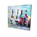 Begin Home Decor 32 x 32 in. Four Bottles of Wine-Print on Canvas 2080-3232-GA24